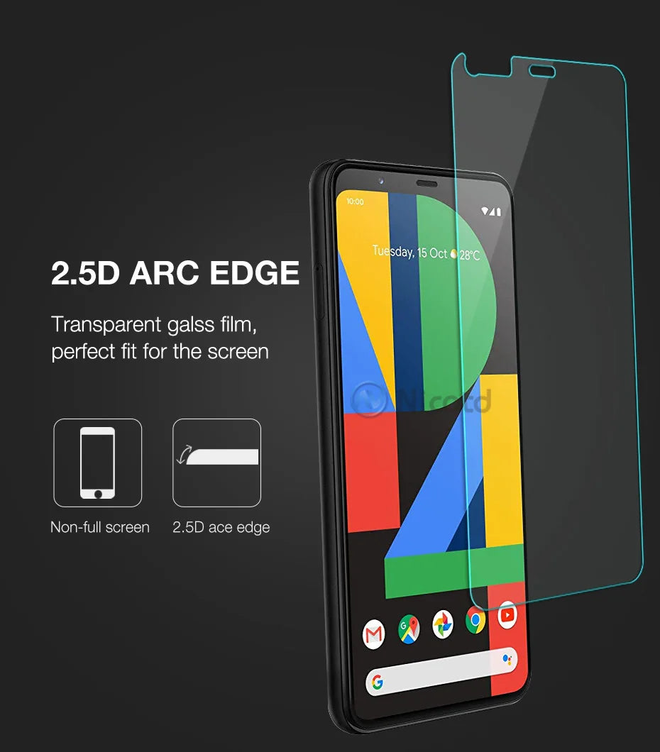 9H Premium Tempered Glass For Google Pixel 4 3 3a 2 Screen Protector Film For Google Pixel 4 XL 3a XL 2 XL HD Protective Glass