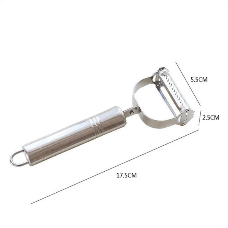 High Quality Dual Stainless Steel Potato Cucumber Carrot Grater Julienne Peeler Vegetables Fruit Peeler Vegetable Slicer Tools
