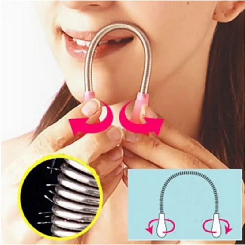 High Quality Face Facial Hair Spring Remover Stick Removal Threading Sticky Tool Practical Epilator