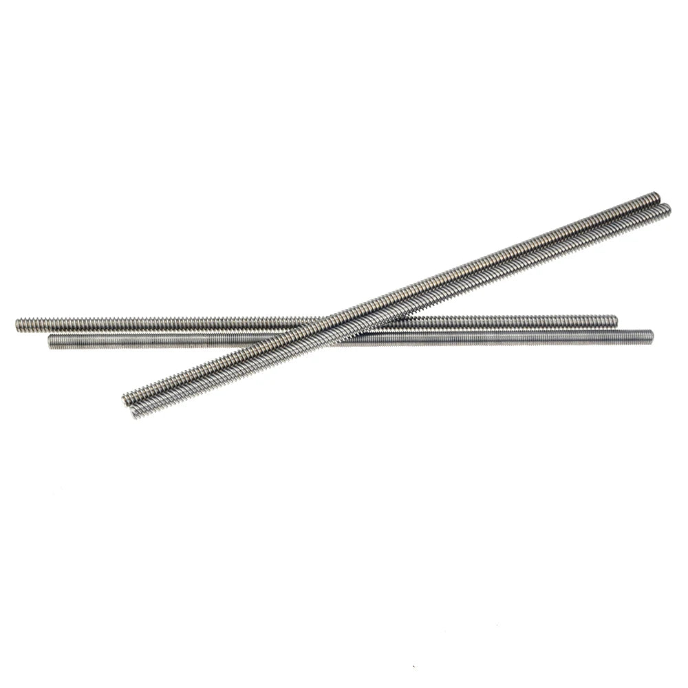 CNC 3D Printer THSL-300-8D Trapezoidal Rod T8 Lead Screw Thread 8mm Lead1mm Length100mm200mm300mm400mm500mm600mm with Brass Nut
