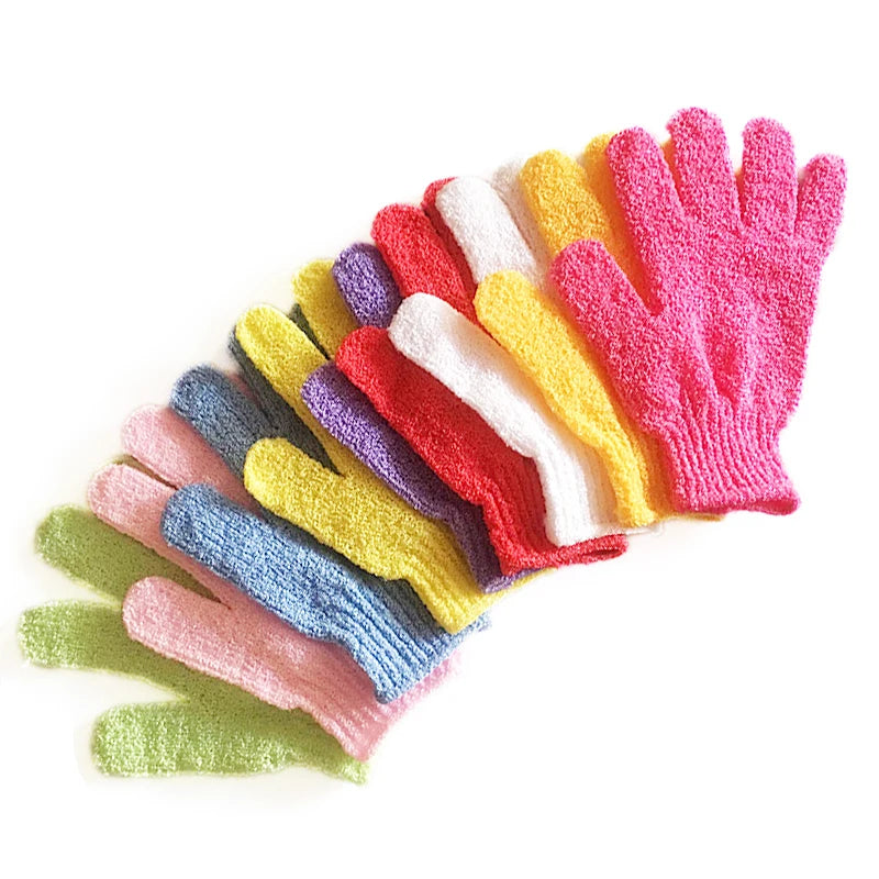 Bath For Exfoliating Glove Cleaning Body Bubbler Massage Sponge Wash Skin Moisturizing SPA Five Fingers Shower Scrub Gloves Foam