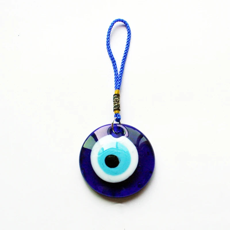 Turkish Glass Blue Eye Pendant Keychain Key Ring For Men Women Gift Unique Vintage Cute Owl Evil Eye Animal Bag Car keychain