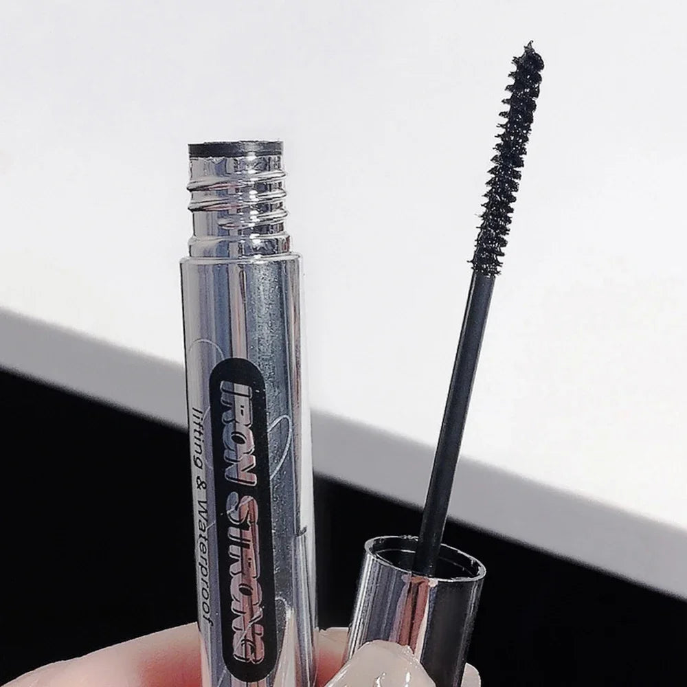 Ultra-Fine Black Brown Mascara Lengthens Eyelashes Extra Volume Waterproof Curling Natural Lashes Mascara Female Cosmetic Makeup