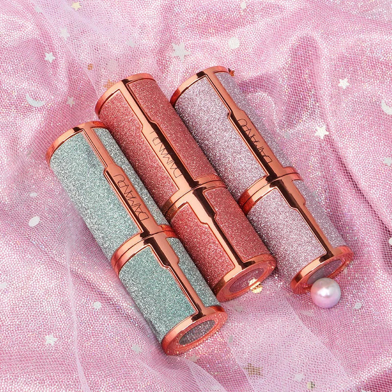 Waterproof Diamond Lipstick Long Lasting Temperature Change Matte Glitter Lipsticks Non Stick Red Pink Lip Tint Makeup Cosmetics