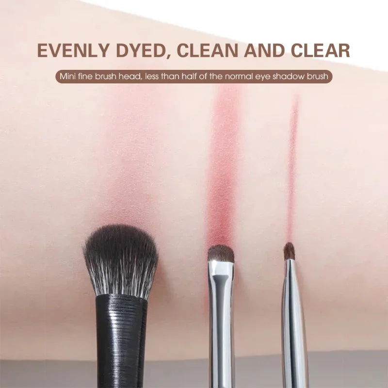 1/4Pcs Flat Eyes Makeup Brushes Professional Angled Eyebrow Eyeliner Contour Brush Concealer Eyeshadow Make Up Cosmetics Tools