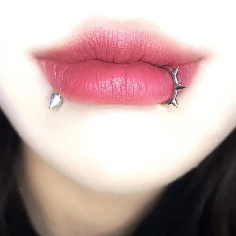 10mm Stainless Steel Fake Nose Piercing Hoop Septum Rings C Clip Lip Ring Earring Fake Nose Ring Women Body Jewelry Non-Pierced