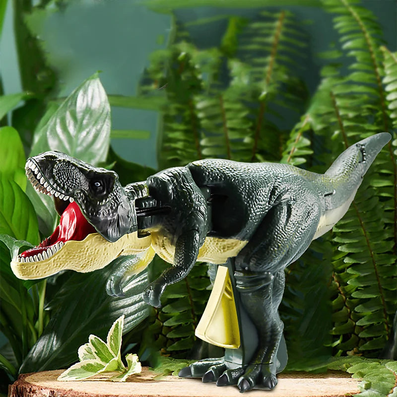 Dinosaurs Zazaza Press Dinosaurs Zaza Toy with Sound Children's Fidget Toys Decompression Toy Telescopic Swing Dino Model Kids