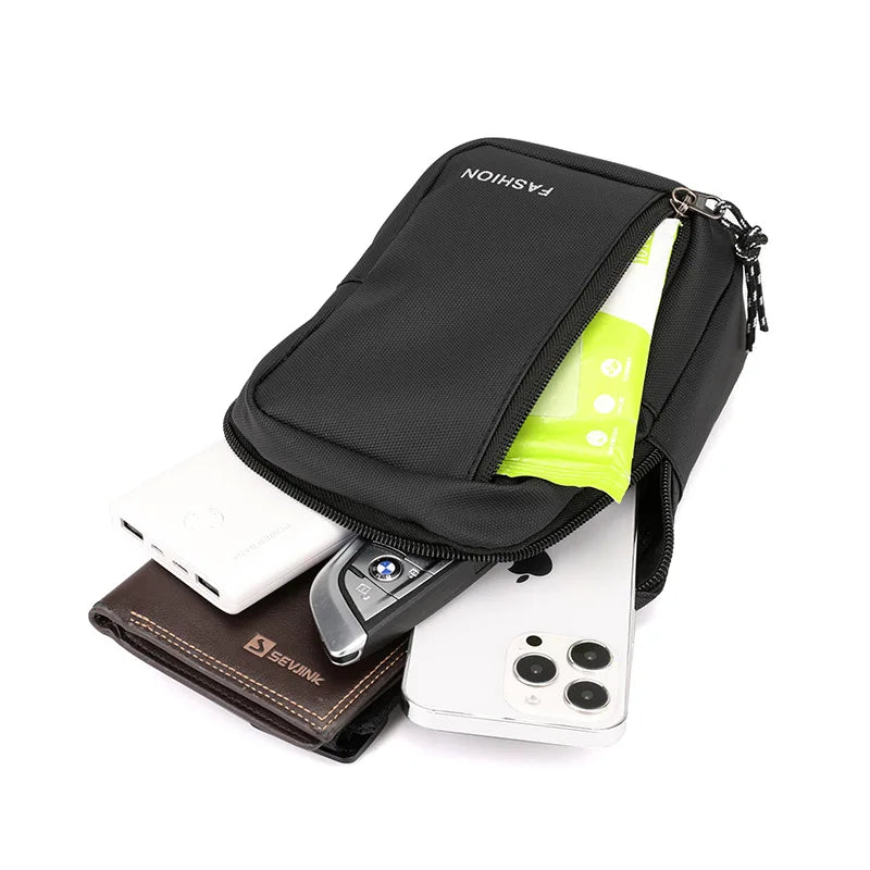 2023 Men's Bag Fashion Oxford Small Casual Men Mini Handbags Male Cross body Shoulder Messenger Bags For Men Purses and Handbags