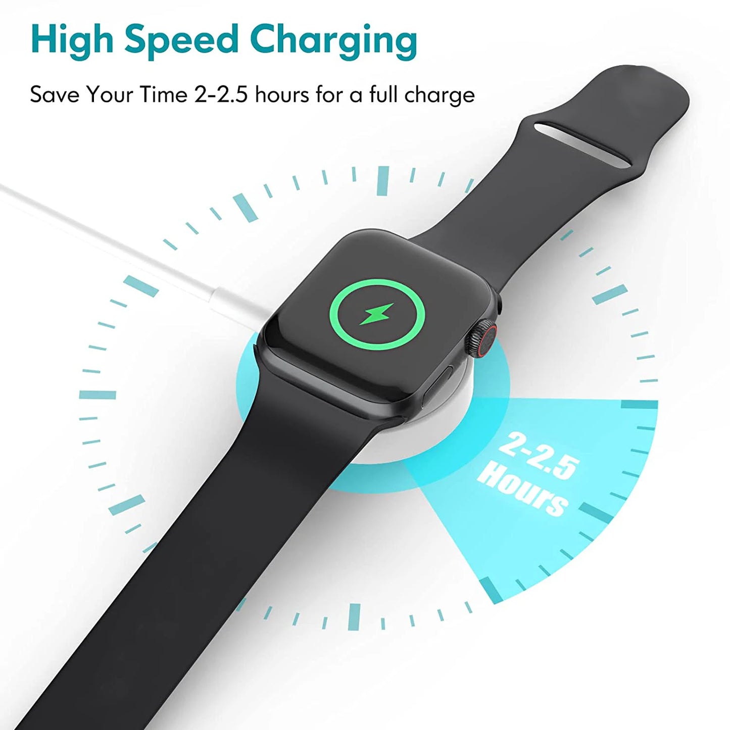 For Apple Magnetic Wireless Charger For iWatch 8 7 6 SE Portable Fast Charging Watch Series 5 4 3 2 1 USB Cord Cable Accessories