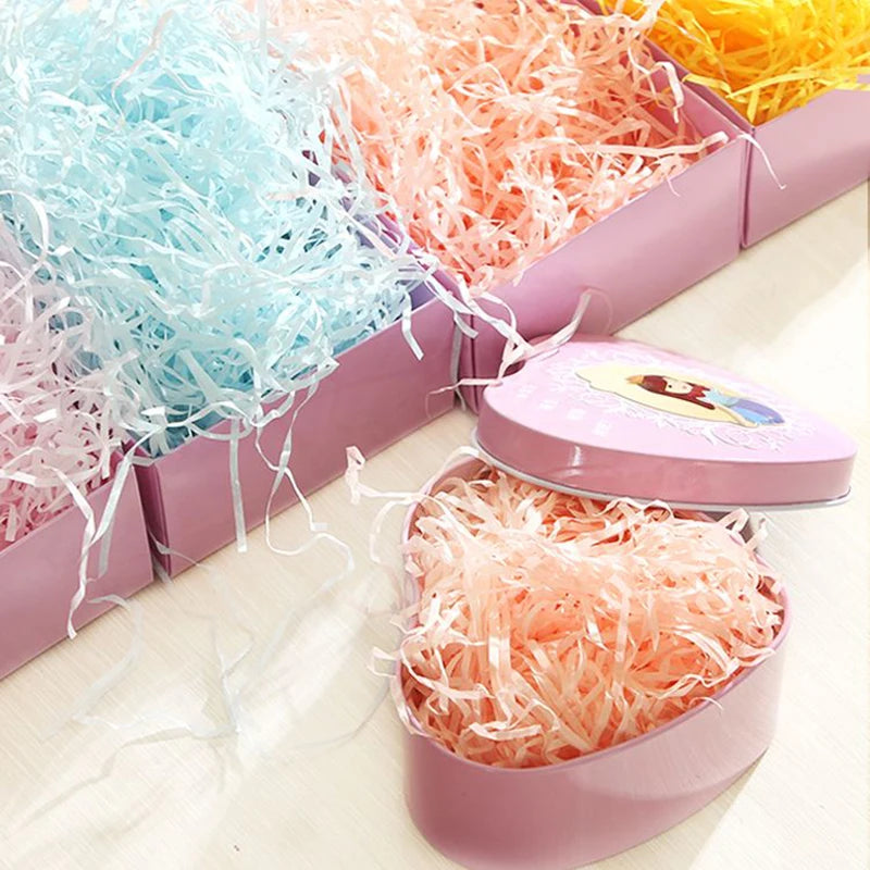 100g colorful shredded filler DIY wedding party gift packaging filler