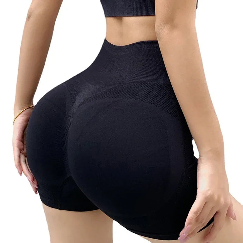 Women's Shorts Exercise Women's New Bike Jogging Fitness High Waist Push Ups Gym Shorts Tight Pants Women's Yoga Clothes