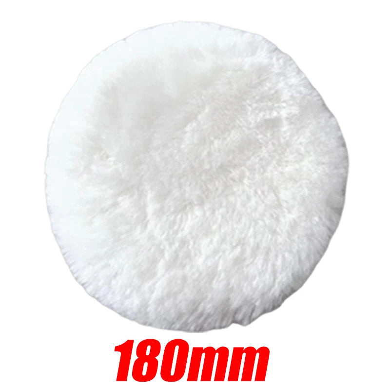 1/5Pcs 3/4/5/6/7Inches Wool Polishing Disc Waxing Polishing Buffing Car Paint Care Polisher Pads for Car Wash Auto Accessories