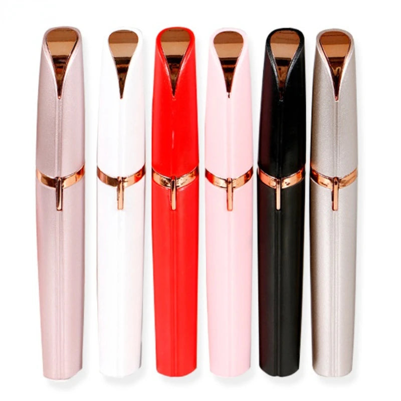 Electric Eyebrow Trimmer for Women Hair Removal Eye Brow Epilator Mini Shaper Shaver Security Painless Razor Eyebrow Scissor Pen