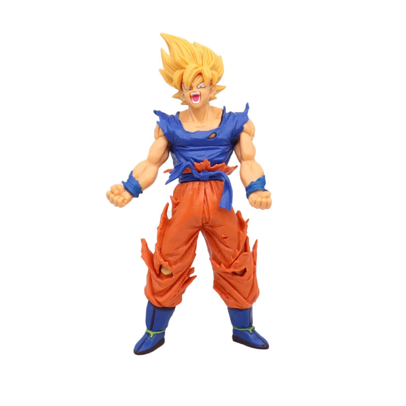 Son Goku Super Saiyan Figure Anime Dragon Ball Goku DBZ Action Figure Model Gifts Collectible Figurines for Kids Figure Toys