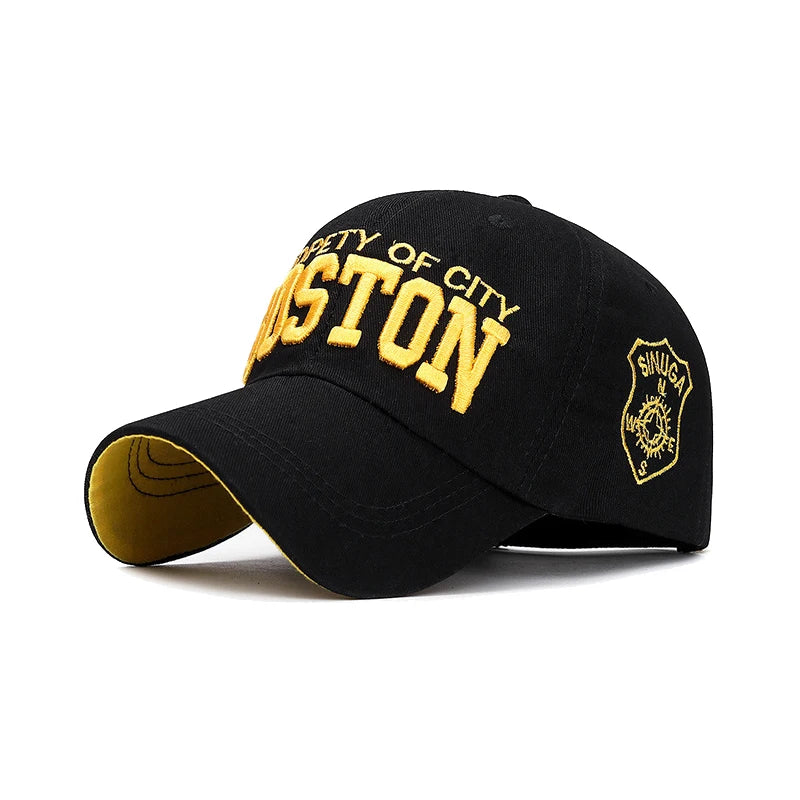 Sports Baseball Cap Cotton 3D Embroidery Unisex Snapback Cap Tennis Hat Dad Cap