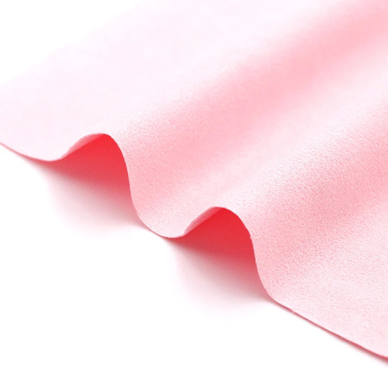 5Pcs Soft Chamois Glasses Cleaner Cloth Microfiber Cleaning Cloth For Lens Phone Screen Cleaning Wipes