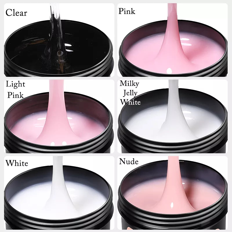 UR SUGAR 150g Nail Extension Gel Milky White Clear Gel For French Nails Art Manicure Semi Permanent