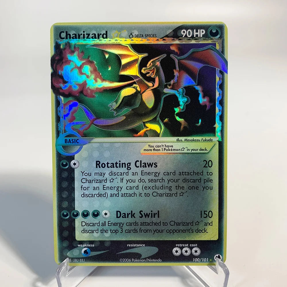 Charizard Pokemon Cards Shining Charizard Holographic Charizard Ex GX VMX Hobbies Rare Collection Battle Cards Toys Gifts
