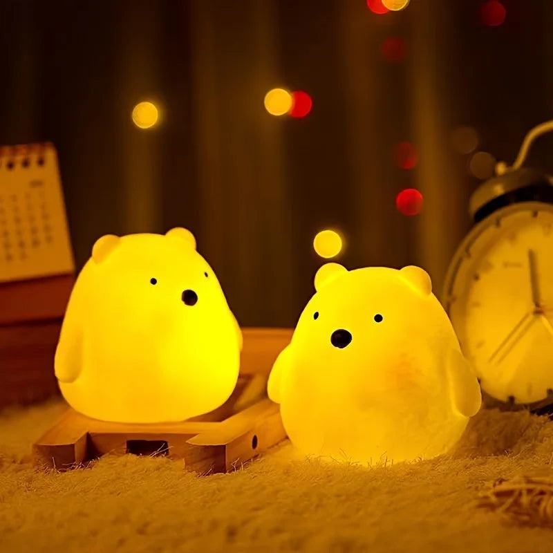 1pcs LED cartoon night light, bedside light, children's baby toy gift
