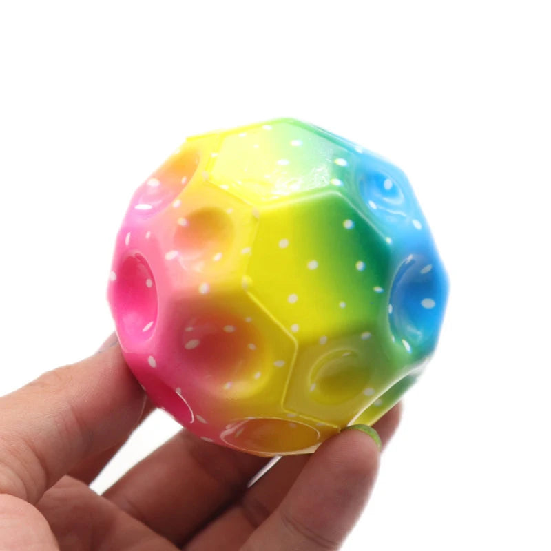 Extreme High Bouncing Ball Space Ball Children Toys Pelota Antiestrés Kinder Spielzeuge Juguetes Sensoriales Para Niños
