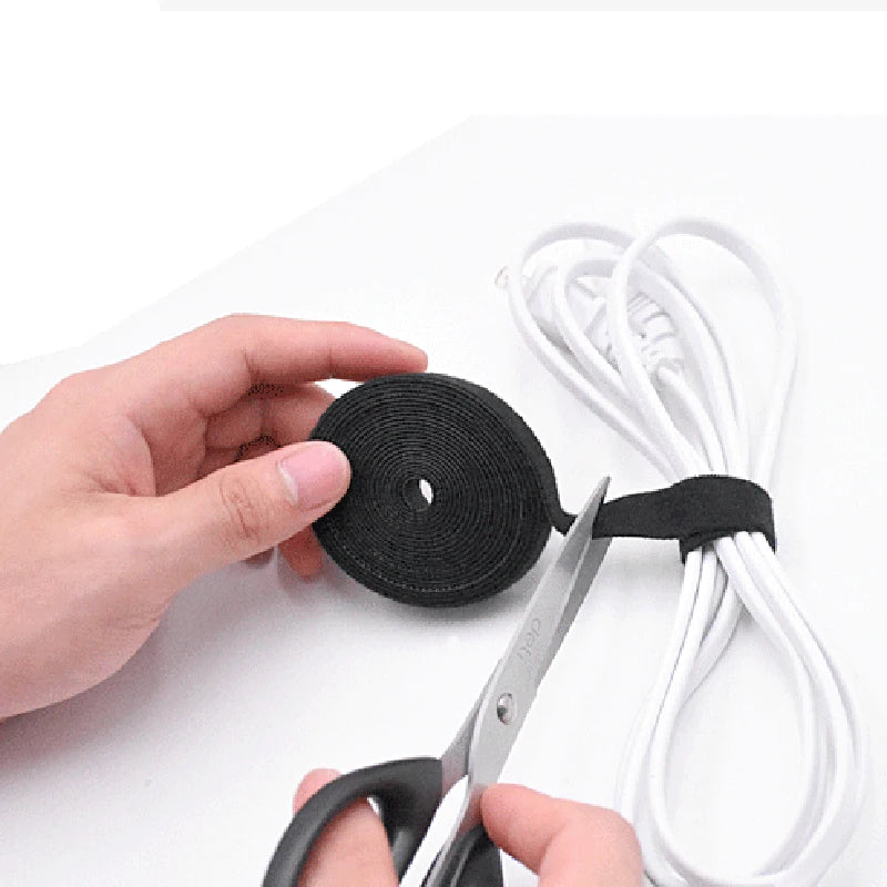1m 5m Fishing Rod Tie Holders Straps Belts Suspenders Fastener Hook Loop Cable Cord Ties Belt Fishing Tools Accessories Gadget