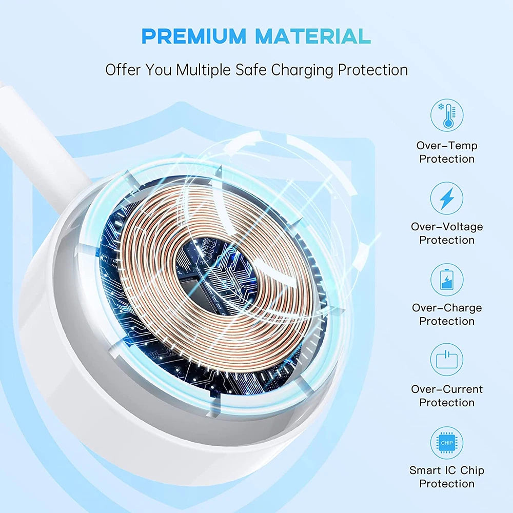For Apple Magnetic Wireless Charger For iWatch 8 7 6 SE Portable Fast Charging Watch Series 5 4 3 2 1 USB Cord Cable Accessories