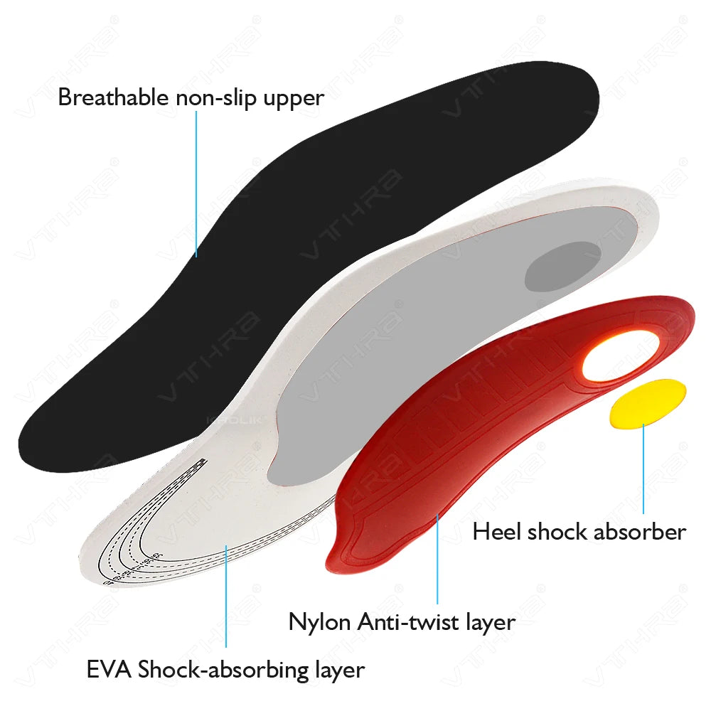Correction Foot Pain Relief OX Leg Inner Sole for Shoes Arch Support Insole for Flat Feet Men Women Orthopedic Plantar Fasciitis