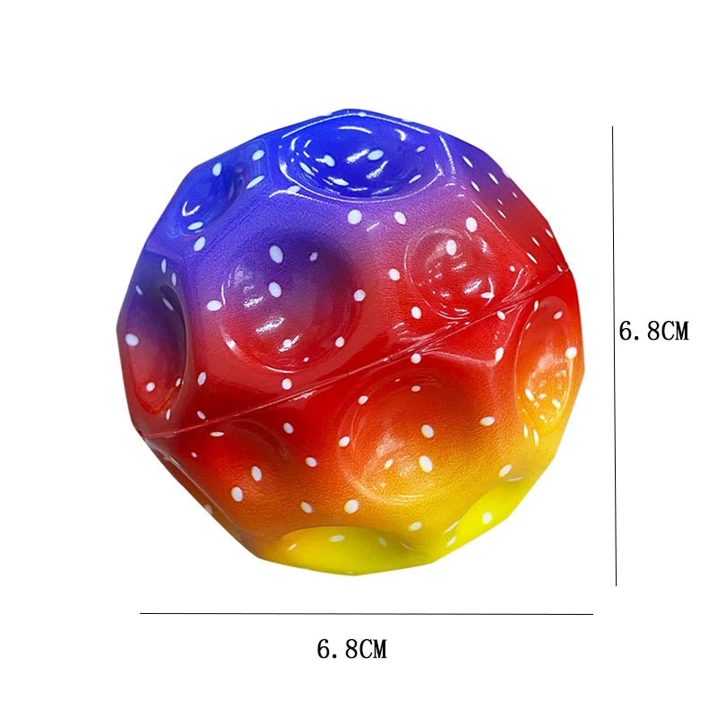 Extreme High Bouncing Ball Space Ball Children Toys Pelota Antiestrés Kinder Spielzeuge Juguetes Sensoriales Para Niños