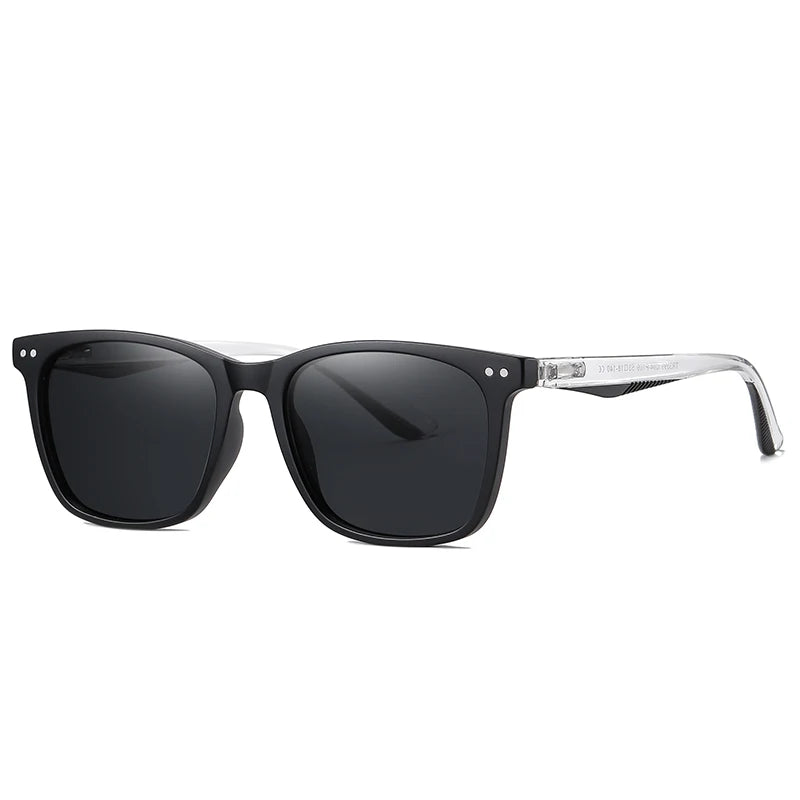 Women Retro Outdoor Polarized Sunglasses For Men Fashion Transparent Korean Square Girl Driving Sun Glasses Unisex UV400