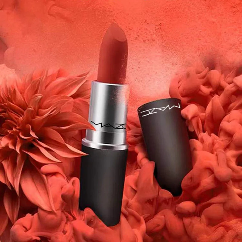 Matte Lipstick Velet Sexy Bullet Lipstick Waterproof Long-Lasting Red Lipstick Lustre Lipstick Makeup Lips Cosmetics