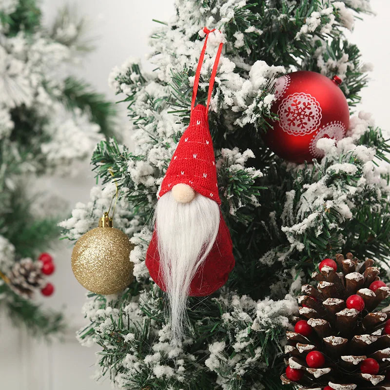 Gifts Christmas Santa Faceless Gnomes Dolls Christmas Decorations for Home Xmas Tree Decor Ornaments
