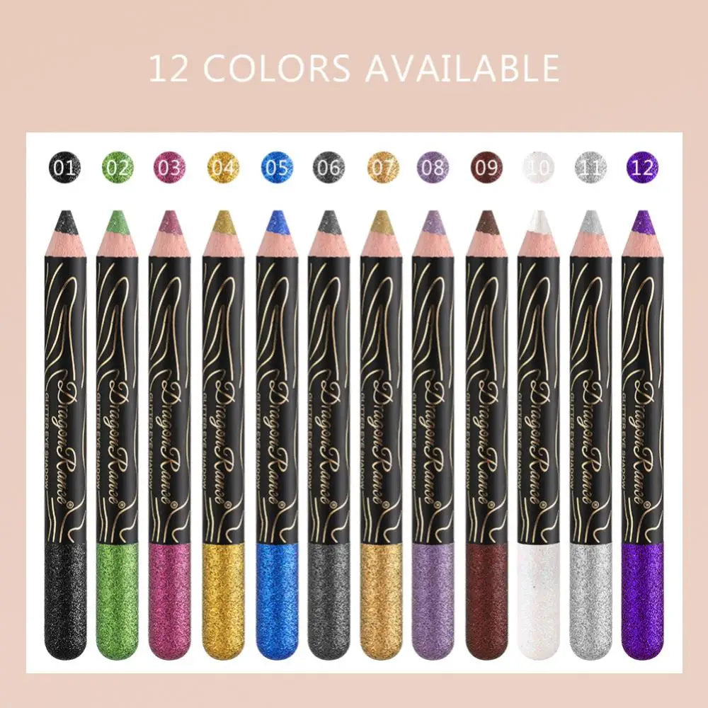 PHOERA 8 Colors Glitter Eye Shadow Palatte Matte Eyeshadow Makeup Waterproof Bicolor Shimmer Cosmetics Beauty Makeup Tool