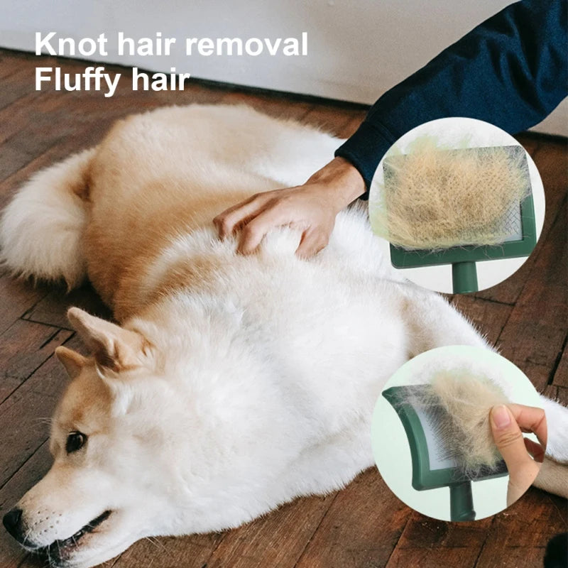 Extra Long Pin Slicker Brush for Large Dog Matted Hair Grooming Wire Brush for Pets Shedding Mats Massage Grooming Brush Tool