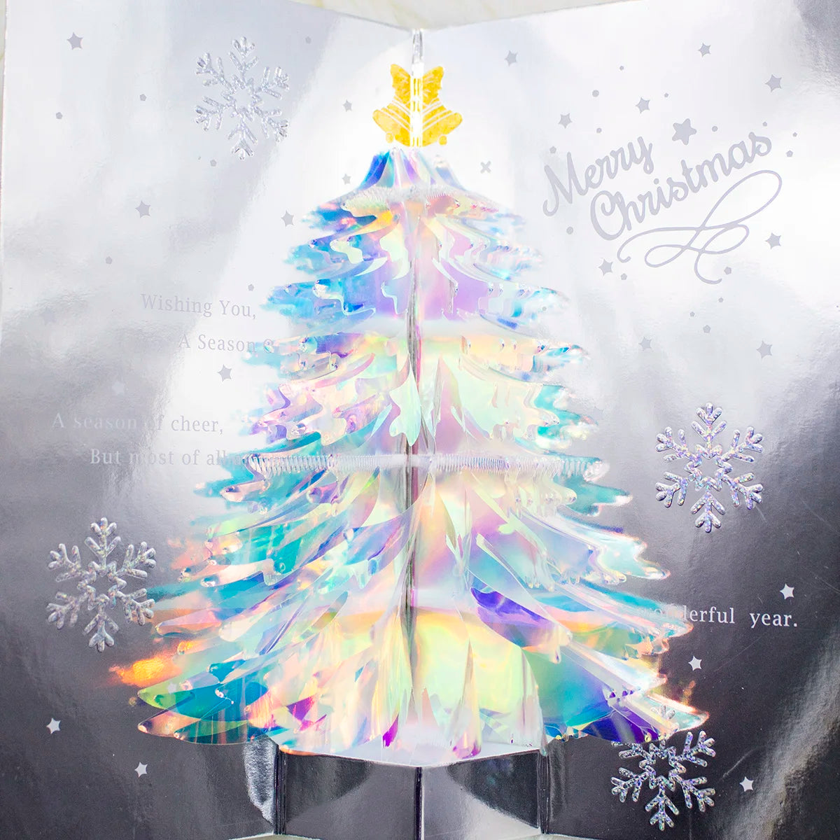 Top Quality New 3D Christmas Greeting Card Creative Pop Up Hand-Made Cards Colorful Christmas Holiday Thanksgiving New Year Card