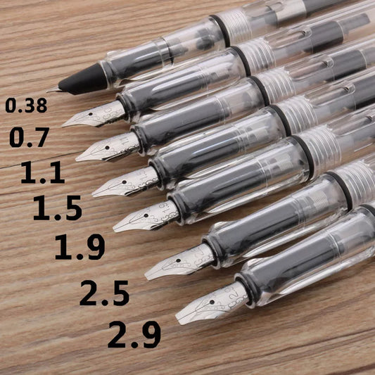 High quality Duckbill Gothic parallel art flower body art Flat Tip Vinyl Tibetan Arabic Fountain Pen Stationery Office supplies