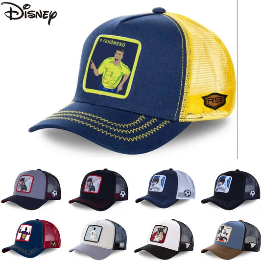 New Brand Disney Minnie Mickey Snapback Cotton Baseball Cap Men Women Hip Hop Dad Mesh Hat Trucker Hat
