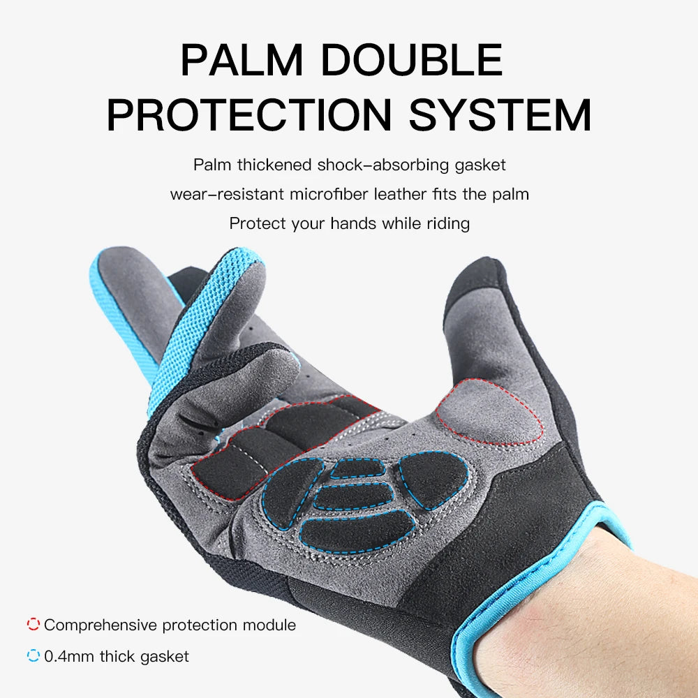 MTB Men's Cycling Gloves Motorcycle Accessories Gloves Guantes Ciclismo Bicycle Touchscreen Breathable Full Finger Bike Gloves