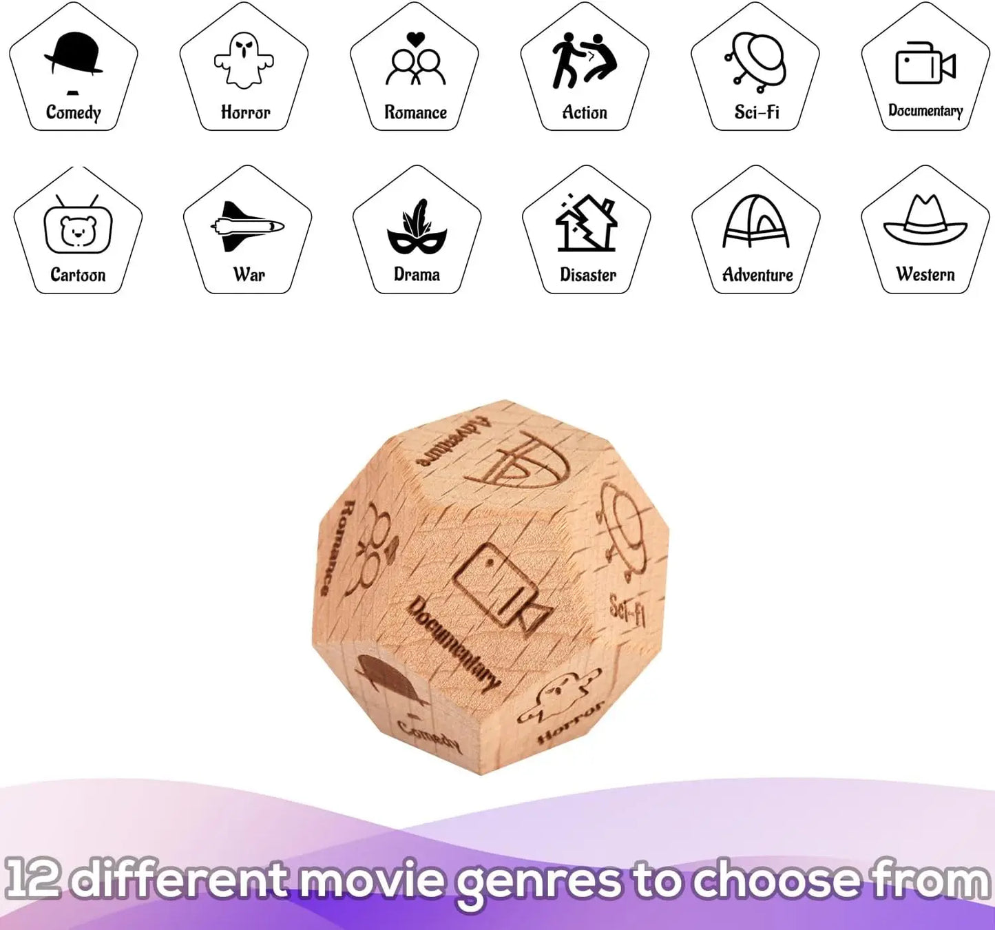 Dice for Her Him Couples Gift Ideas Food Decision Dice Games Christmas Birthday Valentines Day Gifts for Wife Husband