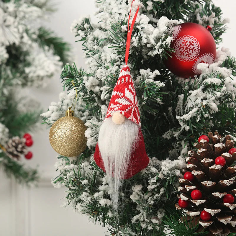 Gifts Christmas Santa Faceless Gnomes Dolls Christmas Decorations for Home Xmas Tree Decor Ornaments
