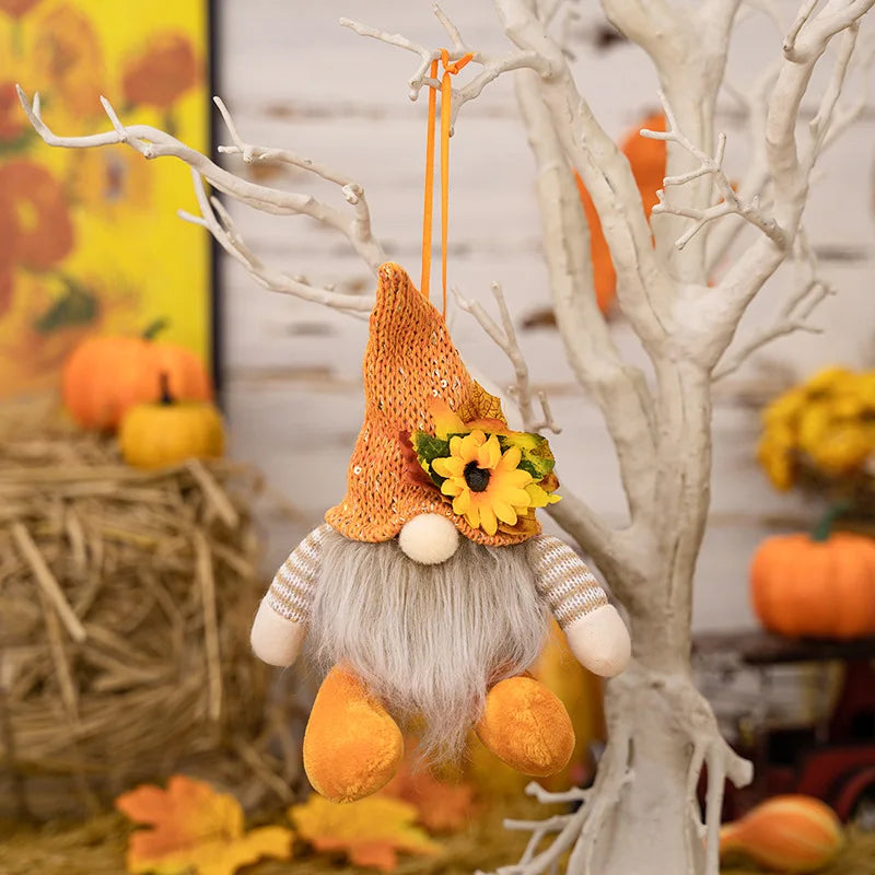Thanksgiving Decoration Harvest Season  Doll Goblin Dwarf Doll Pendant Children's gift