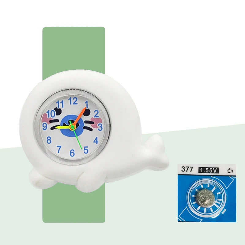 Baby Birthday Gift Children Toys Watches Cartoon Animal Dial Bracelet Kids Watches for Boy Girl 2-15 Years Old Child Clock