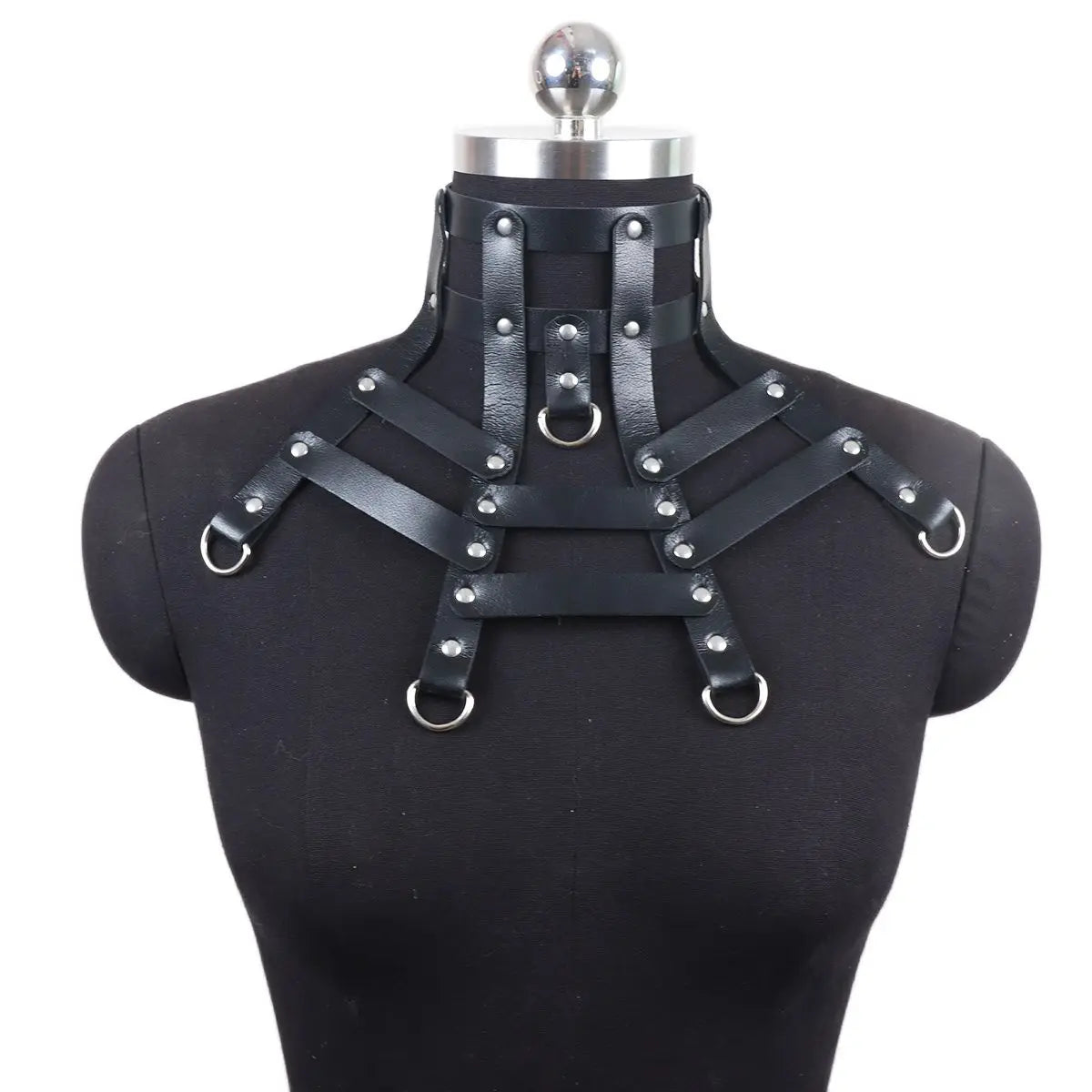 Black Rivet Exaggerated Chockers Necklace Charm Designed Collar Girls Cosplay Party Jewelry Goth Punk Hollween Y2k Accessories