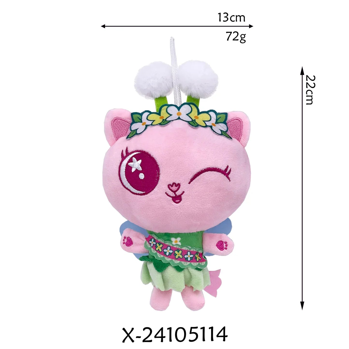 20-30cm Gabby's Doll House Plush Toy Backpack Cat Cake Cat Mermaid Stuffed Animals Plushie Dolls for Kids Gift