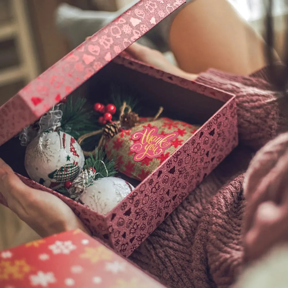 100 Pcs Unique Thank You Cards Small Business,Pink  Thank You Cards for Small Business