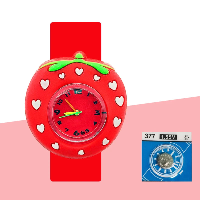 Baby Birthday Gift Children Toys Watches Cartoon Animal Dial Bracelet Kids Watches for Boy Girl 2-15 Years Old Child Clock
