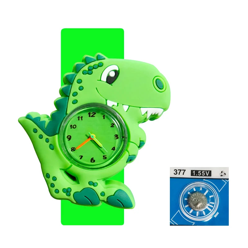 Baby Birthday Gift Children Toys Watches Cartoon Animal Dial Bracelet Kids Watches for Boy Girl 2-15 Years Old Child Clock