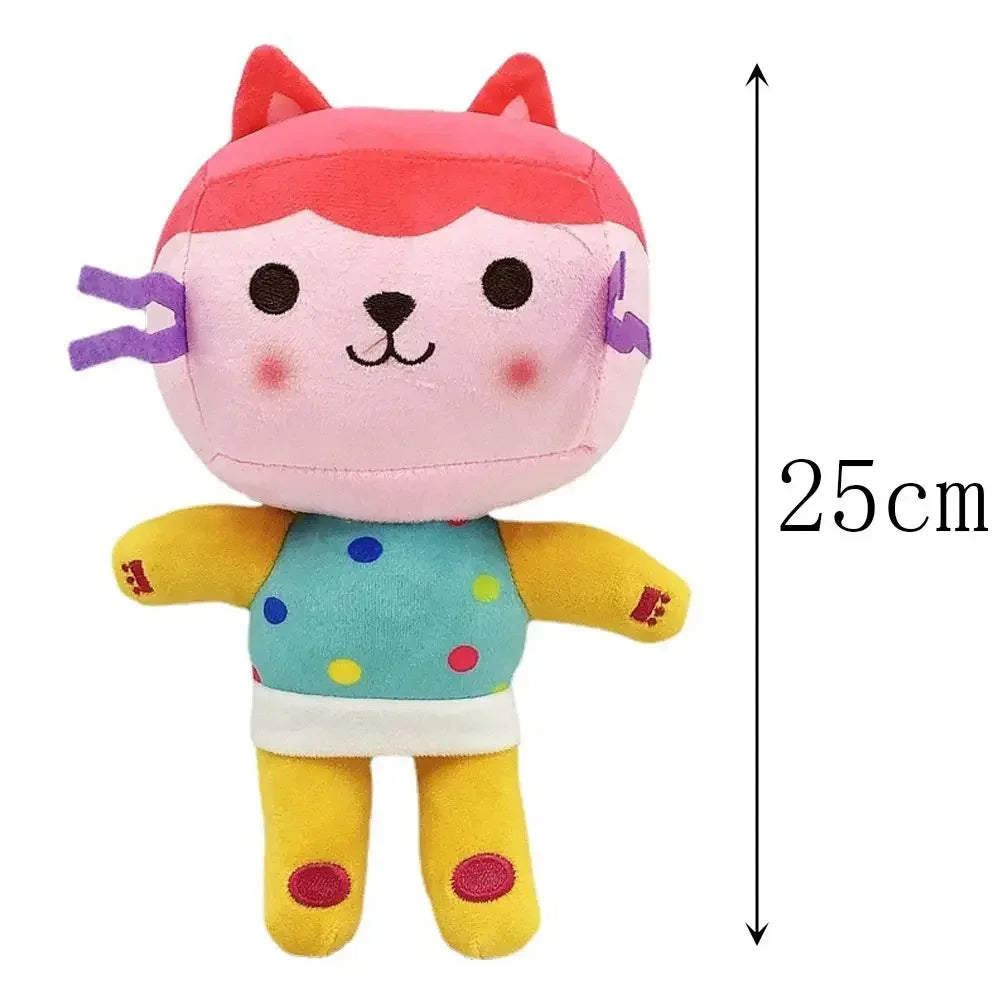 20-30cm Gabby's Doll House Plush Toy Backpack Cat Cake Cat Mermaid Stuffed Animals Plushie Dolls for Kids Gift
