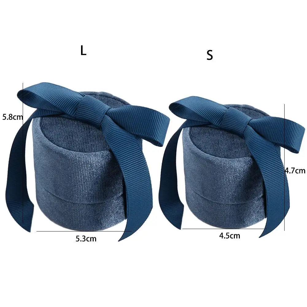 Pink Color Packaging Gift Box Velvet Necklace Engagement  Ring Displays Box Fashion Accessories Jewelry Display Jewelry Box