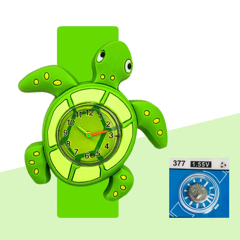 Baby Birthday Gift Children Toys Watches Cartoon Animal Dial Bracelet Kids Watches for Boy Girl 2-15 Years Old Child Clock