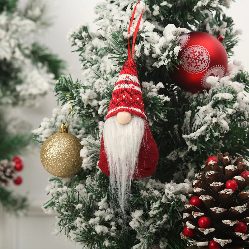 Gifts Christmas Santa Faceless Gnomes Dolls Christmas Decorations for Home Xmas Tree Decor Ornaments